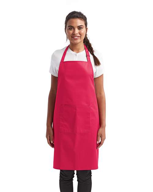 Colección Artisan de Reprime - Delantal con pechera de bolsillo reciclado - RP154