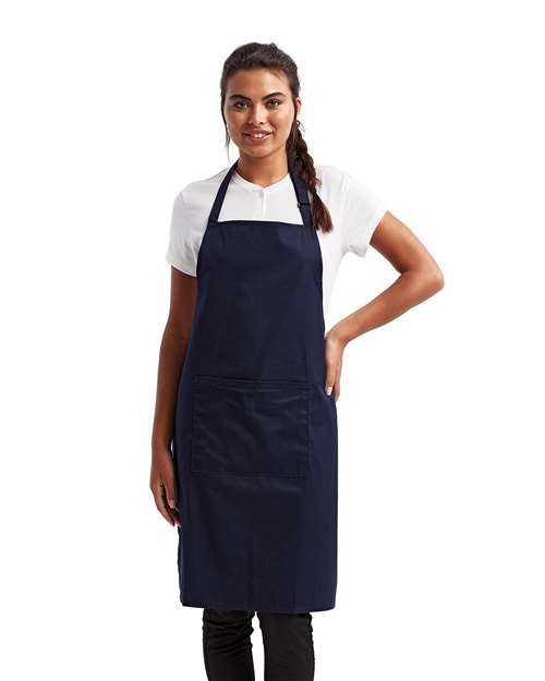 Colección Artisan de Reprime - Delantal con pechera de bolsillo reciclado - RP154