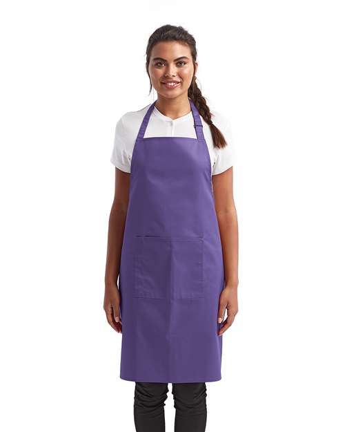 Colección Artisan de Reprime - Delantal con pechera de bolsillo reciclado - RP154