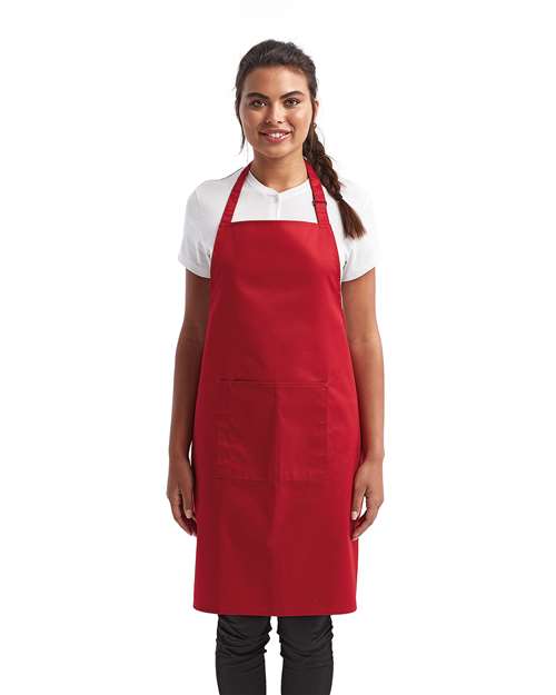 Colección Artisan de Reprime - Delantal con pechera de bolsillo reciclado - RP154