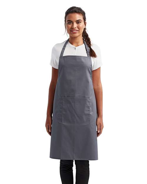 Colección Artisan de Reprime - Delantal con pechera de bolsillo reciclado - RP154