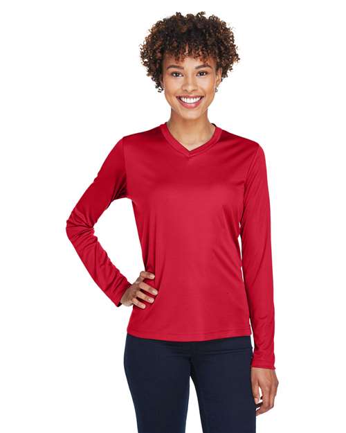 Team 365 - Camiseta de manga larga Zone Performance para mujer - TT11WL