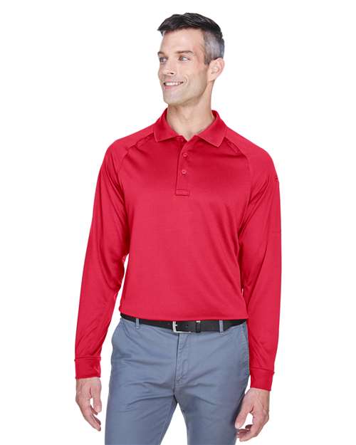 Harriton - Men's Advantage Long Sleeve Tactical Polo - M211L