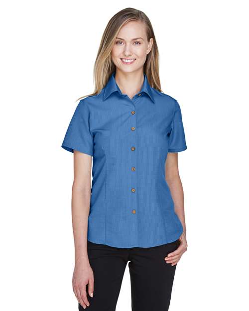 Harriton - Camisa texturizada Barbados para mujer - M560W
