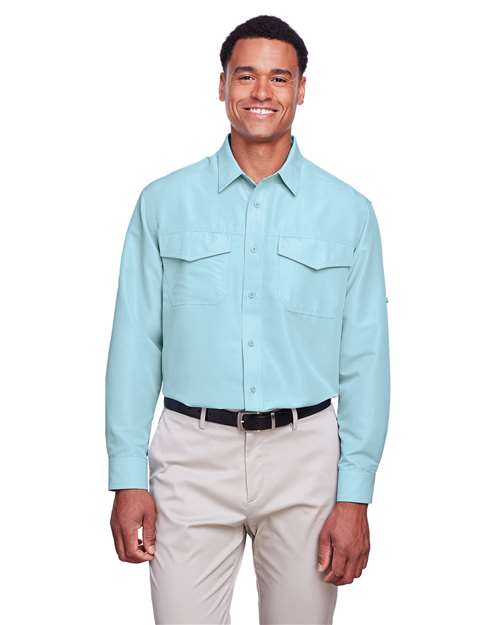 Harriton - Camisa de rendimiento para hombre de Key West - M580L