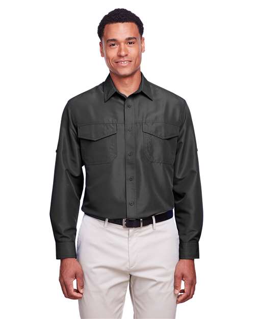 Harriton - Camisa de rendimiento para hombre de Key West - M580L