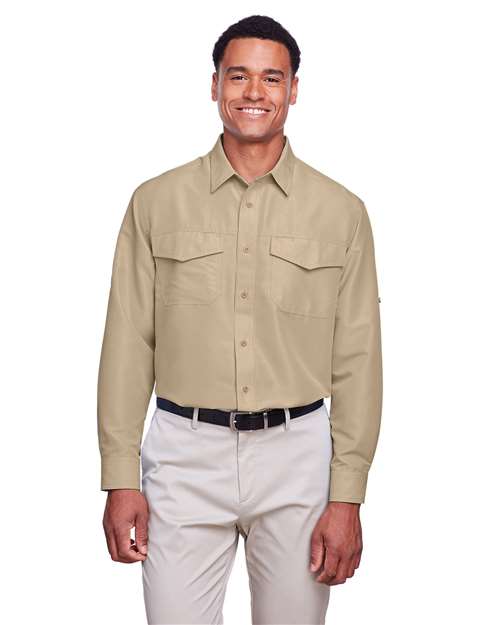 Harriton - Camisa de rendimiento para hombre de Key West - M580L