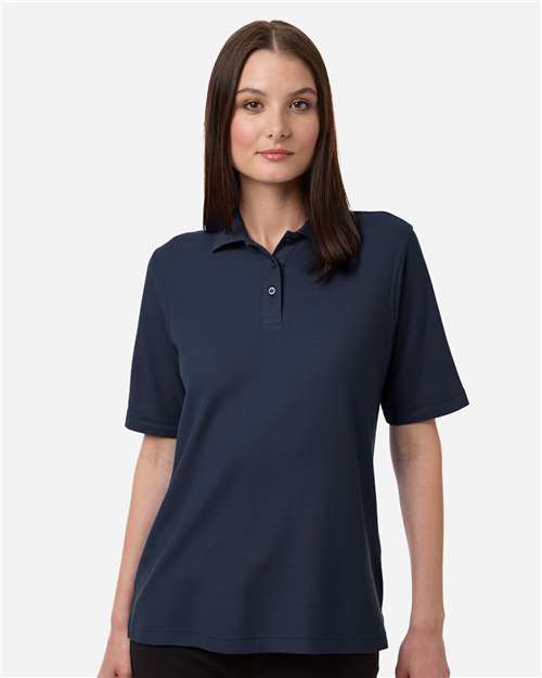Harriton - Polo de piqué Maverick CVC para mujer - M105W