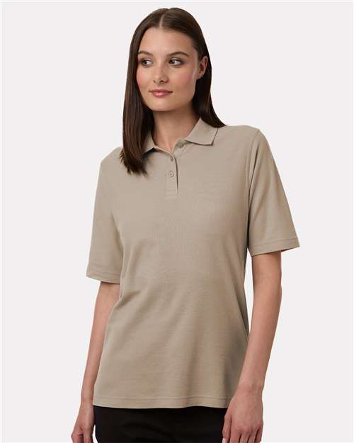 Harriton - Polo de piqué Maverick CVC para mujer - M105W