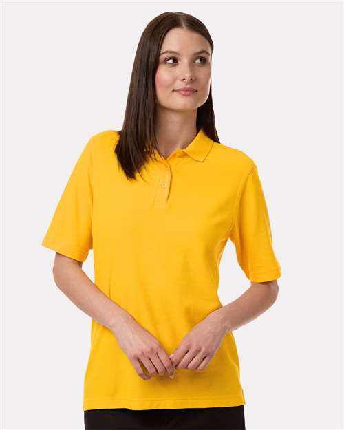 Harriton - Polo de piqué Maverick CVC para mujer - M105W