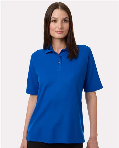 Harriton - Polo de piqué Maverick CVC para mujer - M105W