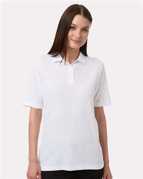 Harriton - Polo de piqué Maverick CVC para mujer - M105W