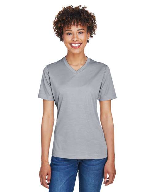 Equipo 365 - Camiseta deportiva Sonic Heather para mujer - TT11HW