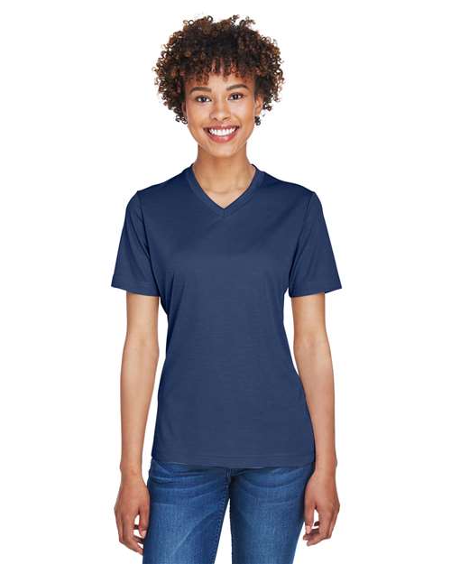 Equipo 365 - Camiseta deportiva Sonic Heather para mujer - TT11HW
