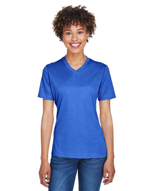 Equipo 365 - Camiseta deportiva Sonic Heather para mujer - TT11HW