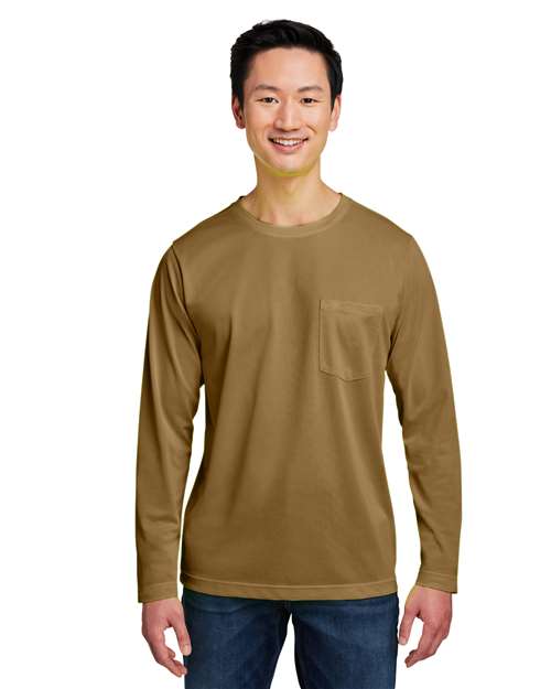 Harriton - Camiseta unisex de manga larga con protección contra enganches y suciedad - M118L