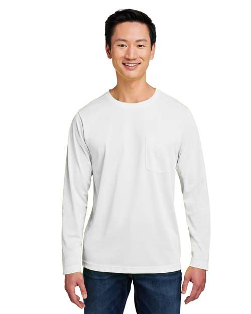 Harriton - Camiseta unisex de manga larga con protección contra enganches y suciedad - M118L