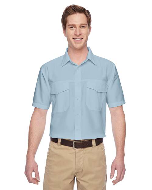Harriton - Camisa de manga corta de alto rendimiento para hombre de Key West - M580