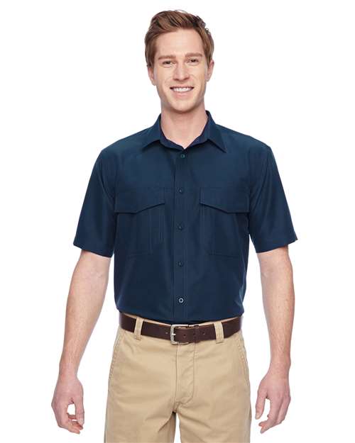 Harriton - Camisa de manga corta de alto rendimiento para hombre de Key West - M580