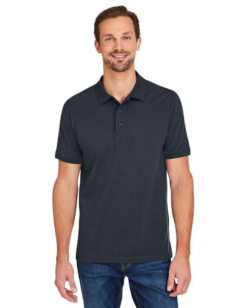 Harriton - Men's Valiant Cotton Snag Protect Polo - M205
