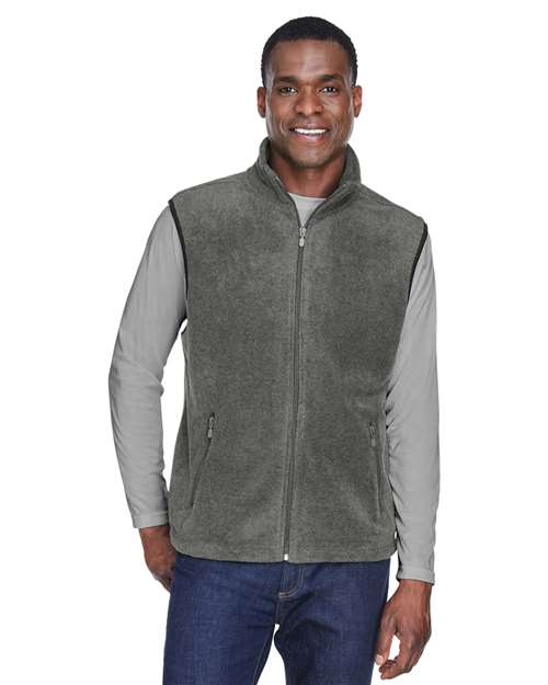 Harriton - Unisex Fleece Full-Zip Vest - M985