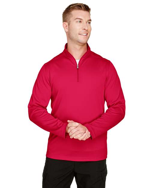 Harriton - Suéter con cremallera de un cuarto y protección contra enganches Advantage para hombre - M748