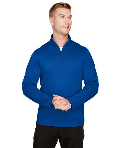 Harriton - Suéter con cremallera de un cuarto y protección contra enganches Advantage para hombre - M748