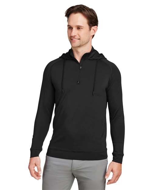 Swannies - Unisex Vandyke Quarter-Zip Hooded Pullover - SWV600