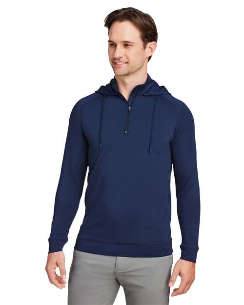 Swannies - Unisex Vandyke Quarter-Zip Hooded Pullover - SWV600