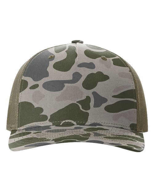 Richardson - Printed Five-Panel Trucker Cap - 112PFP