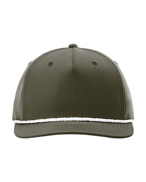 Richardson - Gorra clásica de cinco paneles con diseño de cuerda - 258