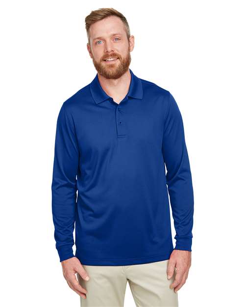 Harriton - Polo de manga larga Advantage Snag Protection Plus IL para hombre - M348L