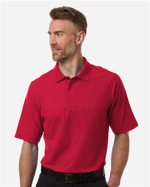 Harriton - Polo de piqué Maverick CVC alto para hombre - M105T