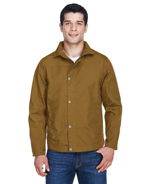 Harriton - Chaqueta de trabajo auxiliar de lona para hombre - M705