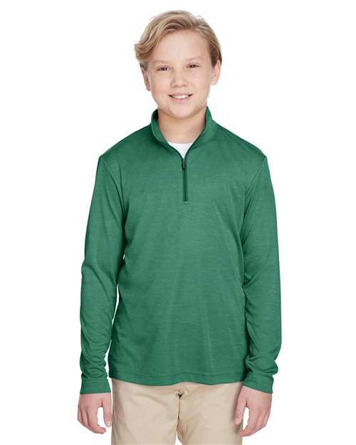 Equipo 365 - Youth Zone Sonic Heather Performance - Jersey con cremallera de un cuarto - TT31HY