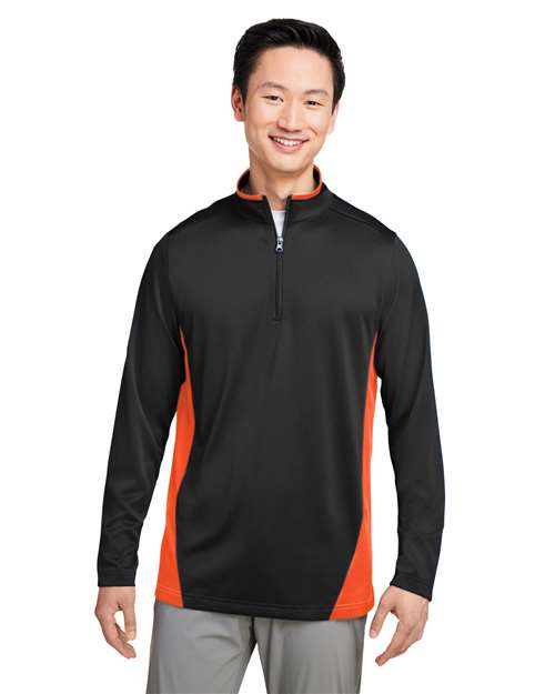 Harriton - Sudadera con cremallera de un cuarto y protección contra enganches Flash Snag Plus IL para hombre - M786