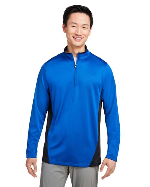 Harriton - Sudadera con cremallera de un cuarto y protección contra enganches Flash Snag Plus IL para hombre - M786