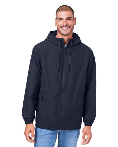 Harriton - Unisex Flex Twill Hooded Jacket - M73
