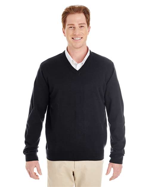 Harriton - Suéter Pilbloc™ con cuello en V para hombre - M420