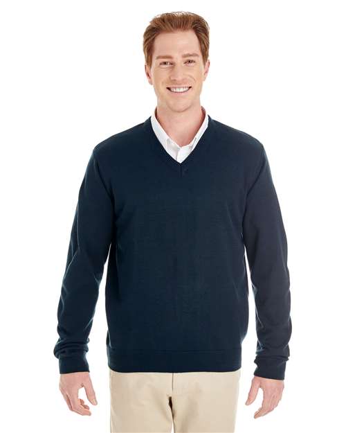 Harriton - Suéter Pilbloc™ con cuello en V para hombre - M420