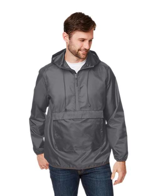 Team 365 - Unisex Zone Protect Packable Anorak Jacket - TT77
