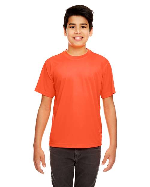 UltraClub - Youth Cool & Dry Sport Performance Interlock T-shirt - 8420Y