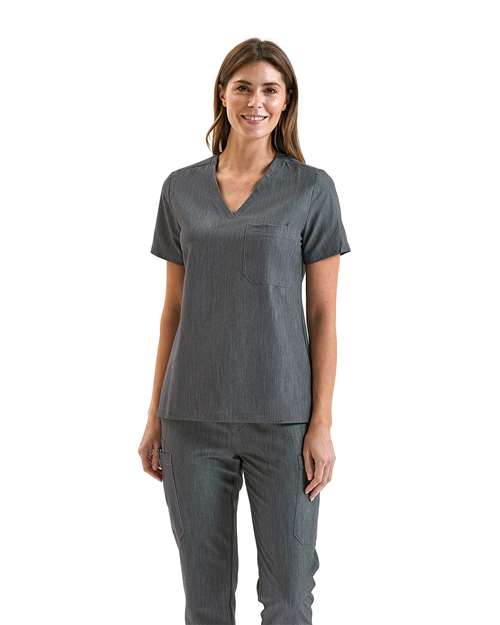 Onna - Women's Limitless V-Neck Stretch Scrub Top - NN300