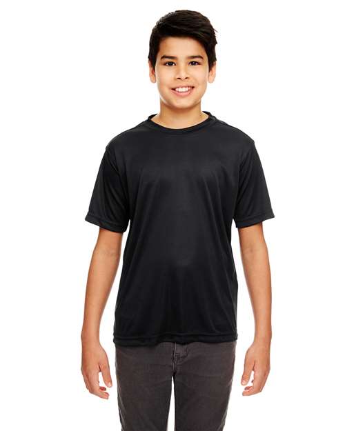 UltraClub - Camiseta básica de rendimiento fresca y seca para jóvenes - 8620Y
