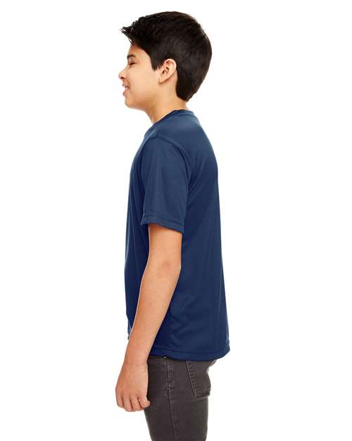 UltraClub - Camiseta básica de rendimiento fresca y seca para jóvenes - 8620Y