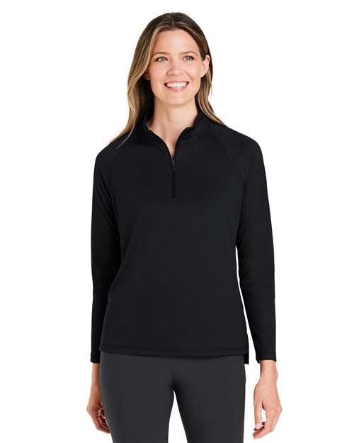North End - Jersey con cremallera de un cuarto Revive Coolcore® para mujer - NE410W