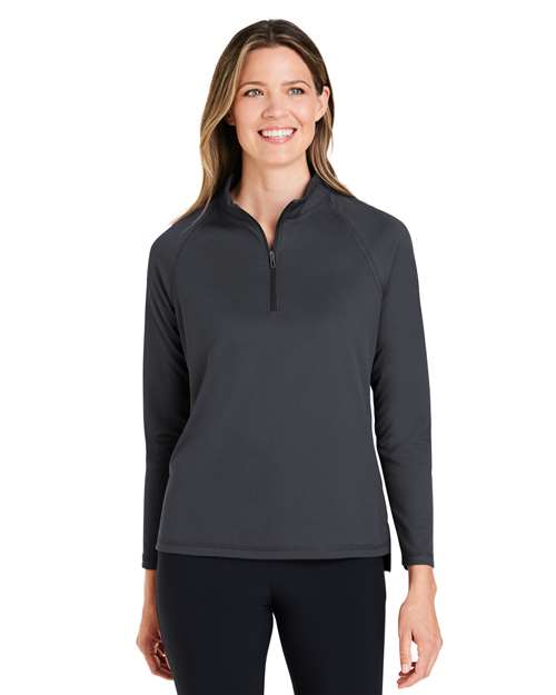 North End - Jersey con cremallera de un cuarto Revive Coolcore® para mujer - NE410W