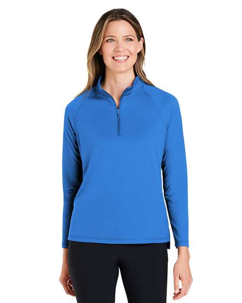 North End - Jersey con cremallera de un cuarto Revive Coolcore® para mujer - NE410W