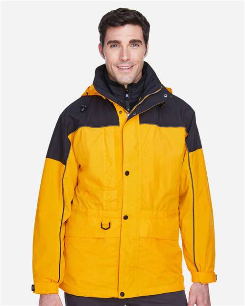 North End - Men's 3-in-1 Two-Tone Parka - 88006
