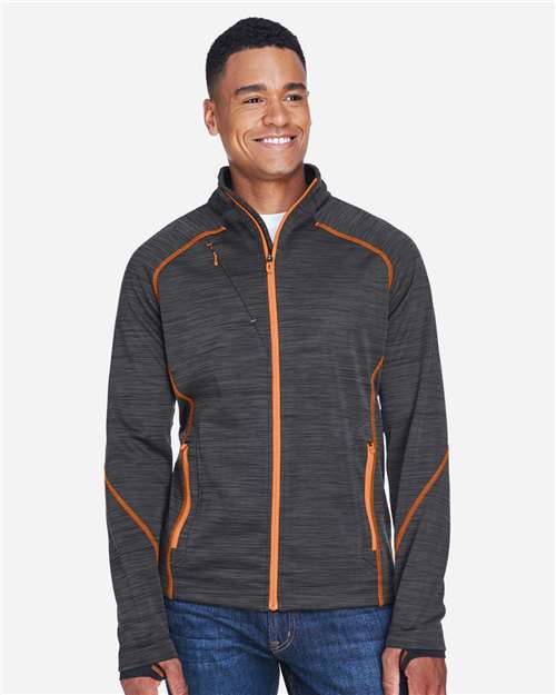 North End - Men's Flux Mélange Bonded Fleece Jacket - 88697
